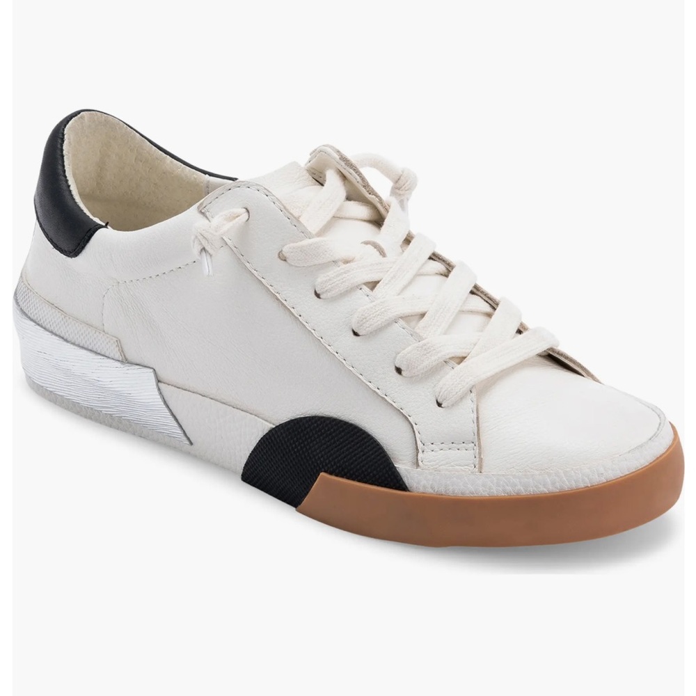 Dolce‎ Vita White Leather Size 9 Women's Sneakers